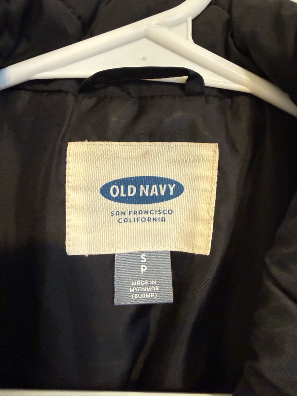 2/$30 Old Navy Black Quilted Jacket Size Small Zip Front Lightweight Puffer Coat - Picture 6 of 9
